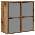 vidaXL Buffet Bois ancien 59 5 x 27 x 57 cm