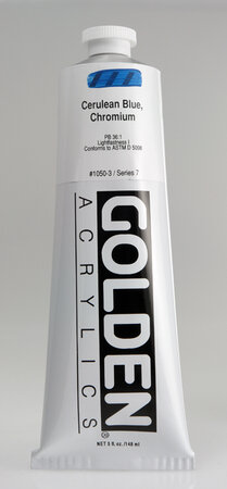 Peinture Acrylic HB Golden VII 150ml Bleu Ceruléen Chrome