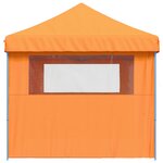 vidaXL Tente de fête 292 x 580 x 315 cm Orange Tissu Oxford