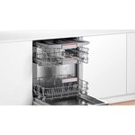 Lave-vaisselle intégrable bosch smi4hvs31e série 4 - 13 couverts - induction - l60cm - 46db - bandeau inox