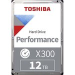 TOSHIBA - Disque dur Interne - X300 - 12To - 7200 tr/min - 3.5 Boite Retail (HDWR21CEZSTA)