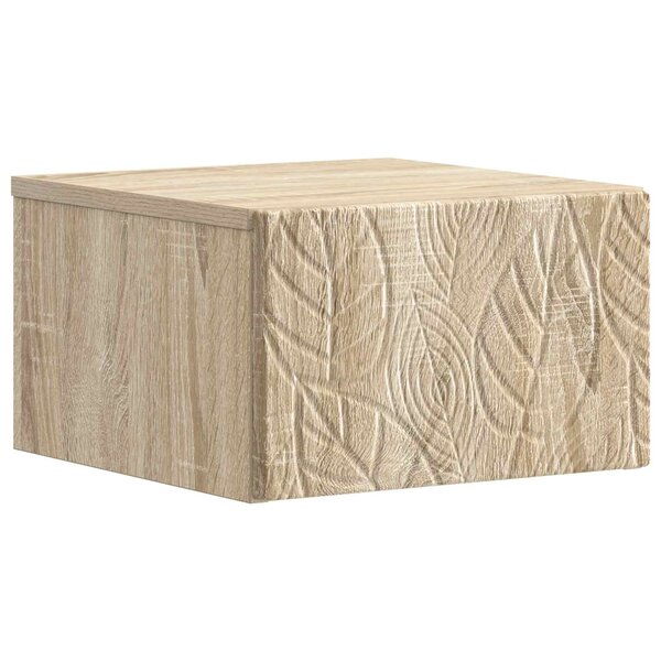 vidaXL Cabinet de chevet mural Chêne Sonoma 49 x 34 5 x 20 cm