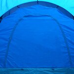 vidaXL Tente de camping Tissu 9 personnes Bleu foncé et bleu