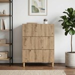 vidaXL Armoire à tiroirs 66 x 34 5 x 90 cm Bois d'ingénierie