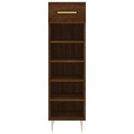 vidaXL Meuble à chaussures chêne marron 30x35x105 cm bois d'ingénierie