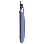 vidaXL Tête de lit suspendue Bleu denim Tissu