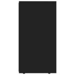 vidaXL Buffet Noir 120x36x69 cm Bois d’ingénierie