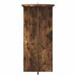 vidaXL Support de Plante 2 pièces Chêne fumé 40 x 40 x 80 cm