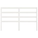 vidaXL Tête de lit Blanc 126x4x100 cm Bois massif de pin