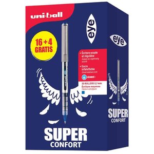 Stylo roller eye fine UB-157  VALUE PACK  bleu UNI-BALL