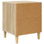 vidaXL Maison pour chat Sonoma 42 5 x 40 x 53 cm Bois d'ingénierie