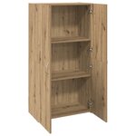 vidaXL Cabinet de Bureau avec étagère chêne artisanal 60 x 32 x 115 cm