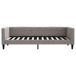 vidaXL Lit de jour avec lit gigogne taupe 80x200 cm tissu