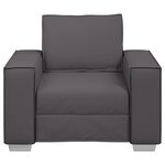 vidaXL Fauteuil canapé Gris 99 x 78 x 84 cm Cuir artificiel