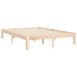 vidaXL Cadre de lit sans matelas 140x200 cm bois massif de pin