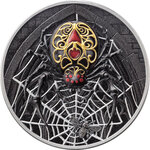 Monnaie BLACK WIDOW Creatures of Nocturne 1 Oz Argent 1000 Francs Cameroon 2026