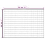 vidaXL Couverture lestée Gris 140x200 cm 10 kg Tissu