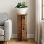 vidaXL Support de Plante Bois ancien 25 x 25 5 x 60 5 cm