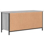 vidaXL Meuble TV Sonoma gris 100x40x50 cm Bois d'ingénierie