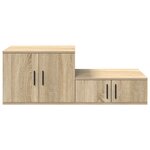 Armoire de rangement vidaXL Chêne Sonoma 118x41x40 cm en bois reconstitué