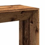vidaXL Table de bar vieux bois 102x50x103 5 cm bois d'ingénierie