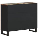 vidaXL Buffet avec 2 portes 90x33x75 cm bois massif de récupération