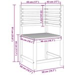 vidaXL Ensemble de banc de jardin 5 Pièces Marron Bois d'acacia massif