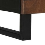 vidaXL Cabinet de chevet Noyer 50 x 33 x 60 cm bois de manguier massif