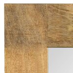 vidaXL Miroir Bois de manguier massif 50 x 50 cm
