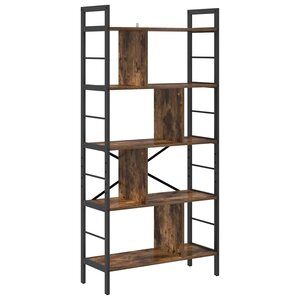 vidaXL Étagère Chêne fumé 75 x 30 x 156 cm Bois d'ingénierie