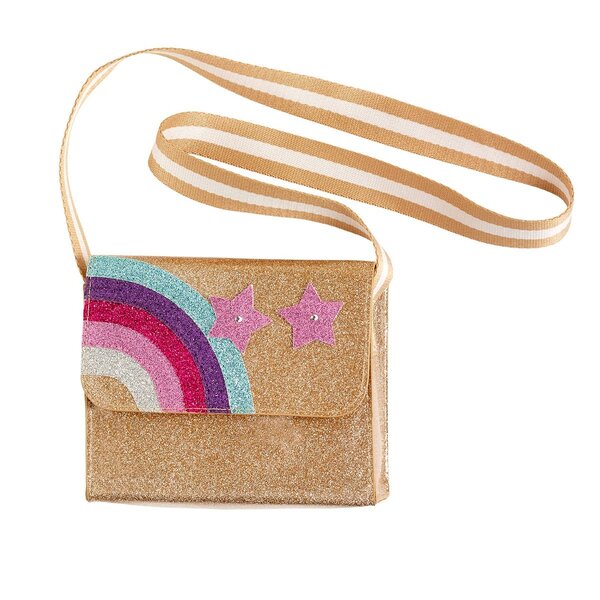 Mini sac bandouillere dore GLoria