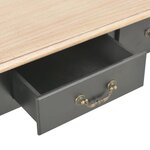 vidaXL Table basse Noir 80 x 80 x 50 cm Bois