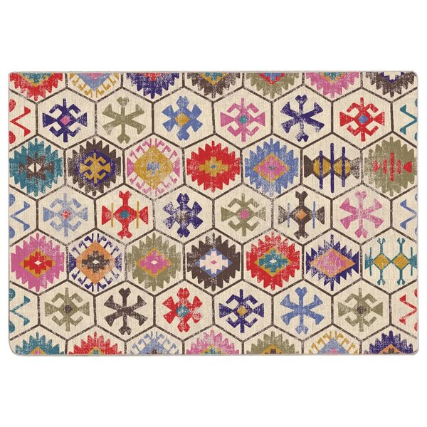 vidaXL Tapis lavable multicolore 160x230 cm antidérapant