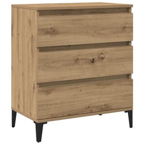 vidaXL Buffet chêne artisanal 60x35x70 cm bois d'ingénierie