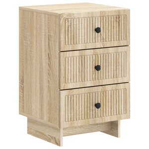 vidaXL Cabinet de chevet avec tiroir Chêne Sonoma 43 x 41 x 66 5 cm
