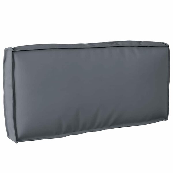vidaXL Coussin pour dossier de palette Anthracite 80 x 40 x 12 cm