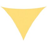 vidaXL Voile d'ombrage 160 g/m² Beige 3x3x4 2 m PEHD