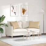 vidaXL Coussins de canapé 2 Pièces Vert gris 70 x 50 cm