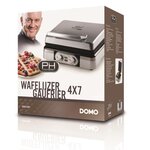 DOMO DO9149W Gaufrier électrique - Inox