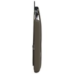 vidaXL Tête de lit suspendue Avec lumière LED Gris Simili cuir