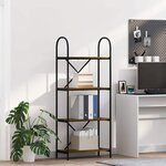 vidaXL Étagère Chêne fumé 60 x 30 x 146 cm Bois d'ingénierie