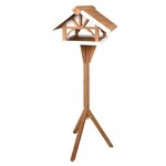 FLAMINGO Mangeoire à oiseaux et support Vintro 44x45 5x126 cm Naturel
