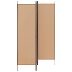vidaXL Paravent Beige 150 x 180 cm Tissu
