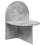 vidaXL Table de chevet 2 Pièces Gris béton 48 x 49 x 65 cm