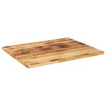 vidaXL Dessus de table rectangulaire bois massif de manguier brut