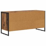 vidaXL Meuble TV Bois Ancien 100 x 36 x 49 5 cm Bois d'ingénierie