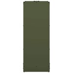 vidaXL Portant de bois chauffage vert olive 40x30x80 cm