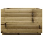 vidaXL Jardinière 40x40x26 5 cm bois de pin imprégné