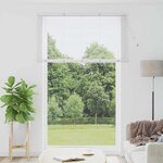 vidaXL Store de Fenêtre avec des rideaux Autre Blanc 150 x 220 cm Aluminium