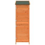 vidaXL Abri de jardin Marron 59 x 56 x 176 cm Bois de Sapin Massif